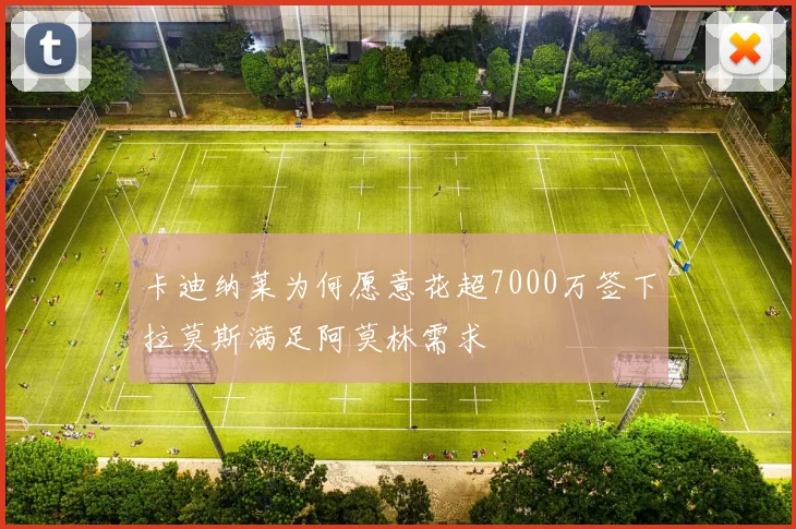 卡迪纳莱为何愿意花超7000万签下拉莫斯满足阿莫林需求